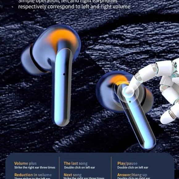 Air7 Mini TWS Bt 5.3 Earphones Wireless‎ Noise Cancelling in Ear Headset NEW - Picture 3 of 9